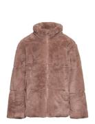 Nkfmosa Fake Fur Jacket Pb Takki Brown Name It