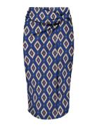 Onlleah Knot Skirt Ex Ptm Polvipituinen Hame Navy ONLY