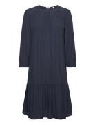 Dresses Light Woven Polvipituinen Mekko Navy Esprit Casual