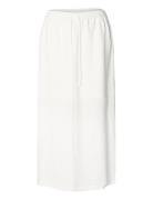 Slfviva Hw Ankle Skirt Noos Polvipituinen Hame White Selected Femme