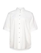 Swmaddie Sh 1 Tops Shirts Short-sleeved White Simple Wish