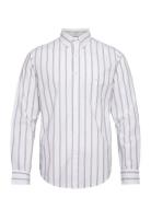 Reg Ut Poplin Stripe Shirt Tops Shirts Casual White GANT
