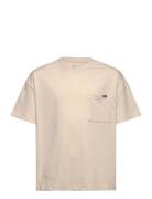Helier Jersey Ss Sport T-shirts Short-sleeved Beige Converse