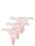 3-Pack String R Stringit Alusvaatteet Pink Hunkemöller