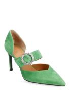 A4613 Shoes Heels Pumps Classic Green Billi Bi