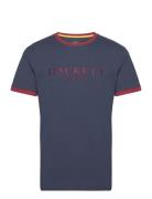 Heritage Classic Tee Tops T-shirts Short-sleeved Navy Hackett London