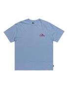 Take Us Back Logo Ss Sport T-shirts Short-sleeved Blue Quiksilver
