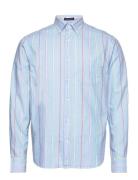 Reg Ut Archive Oxford Stripe Shirt Tops Shirts Casual Blue GANT