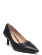 Adrienne Leather Pump Shoes Heels Pumps Classic Black Lauren Ralph Lau...