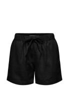 Onlcaro Mw Linen B Pull-Up Shorts Cc Pnt Bottoms Shorts Casual Shorts ...