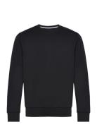 Double Knit Crew Tops Sweat-shirts & Hoodies Sweat-shirts Black Hacket...