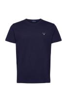 Original Ss T-Shirt Tops T-shirts Short-sleeved Navy GANT