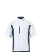 Mens Lanark Stretch Windshirt Sport Sport Jackets White Abacus