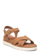 Women Sandals Matalapohjaiset Sandaalit Beige Tamaris