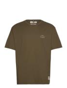 Hike Tee Tops T-shirts Short-sleeved Green Fat Moose