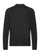 Merino Mini Mock Neck Sweater Tops Knitwear Round Necks Black Calvin K...