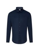 Business Kent Patch3 Tops Shirts Business Navy Seidensticker