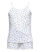 Pyjama Set Pointelle Singlet A Pyjamasetti Pyjama White Lindex