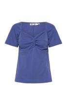 Kainoaiw Top Tops T-shirts & Tops Short-sleeved Blue InWear