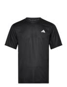 Tr-Es Base T Tops T-shirts Short-sleeved Black Adidas Performance