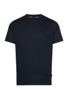 Tiburt 278 Tops T-shirts Short-sleeved Blue BOSS