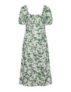 Vmfrej 2/4 Calf Dress Wvn Exp Polvipituinen Mekko Green Vero Moda