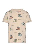 T-Shirt Ss Aop Tops T-shirts Short-sleeved Multi/patterned Minymo