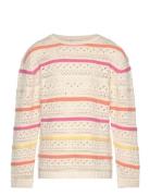 Pullover Ls Knit Tops Knitwear Pullovers Multi/patterned Minymo