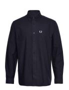 Oxford Shirt Tops Shirts Casual Navy Fred Perry