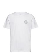 Globe T-Shirt Tops T-shirts Short-sleeved White Les Deux