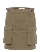 Marligz Hw Skirt Lyhyt Hame Khaki Green Gestuz