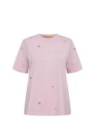 Nupilar T-Shirt - Gots Tops T-shirts & Tops Short-sleeved Pink Nümph