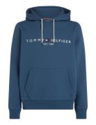 Tommy Logo Hoody Tops Sweat-shirts & Hoodies Hoodies Blue Tommy Hilfig...