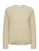 Camilla Sweater Tops Knitwear Jumpers Beige Basic Apparel