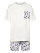 Printed Short Pyjamas Pyjamasetti Pyjama Multi/patterned Mango
