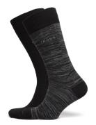 2P Rs Yarn Effect Cc Underwear Socks Regular Socks Black BOSS