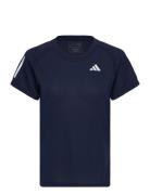 Club Tee Sport T-shirts & Tops Short-sleeved Blue Adidas Performance