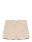 Linen-Blend Bermuda Shorts Bottoms Shorts Beige Mango