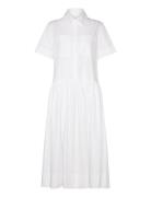 Bay White Midi Dress Polvipituinen Mekko White ALOHAS