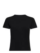 Julie-M Tops T-shirts & Tops Short-sleeved Black MbyM
