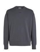 Nano Logo Cotton Modal Crew Tops Sweat-shirts & Hoodies Sweat-shirts G...