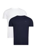 C-Neck T-Shirt 2-Pack Tops T-shirts Short-sleeved Multi/patterned GANT