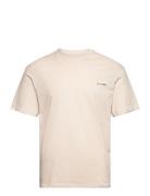Jjclift Tee Ss Crew Neck Tops T-shirts Short-sleeved Cream Jack & J S