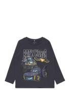 Nmmjerano Batwheels Ls Top Wab Tops T-shirts Long-sleeved T-shirts Nav...