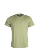 Barbour Ess Sports Tee Designers T-shirts Short-sleeved Khaki Green Ba...