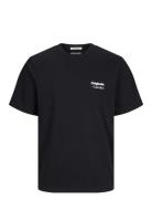 Jornoto Artsy Tee Ss Crew Neck Tops T-shirts Short-sleeved Black Jack ...