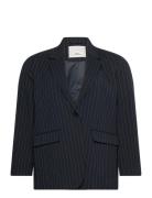 Cardamie L/S Pinst Slit Ovs Blazer Tlr Blazers Single Breasted Blazers...