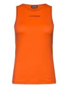 Tanice Top Tops T-shirts & Tops Sleeveless Orange J. Lindeberg