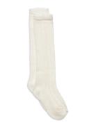 Knee Socks Pointelle Sukat White MarMar Copenhagen