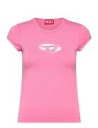 T-Angie T-Shirt Tops T-shirts & Tops Short-sleeved Pink Diesel